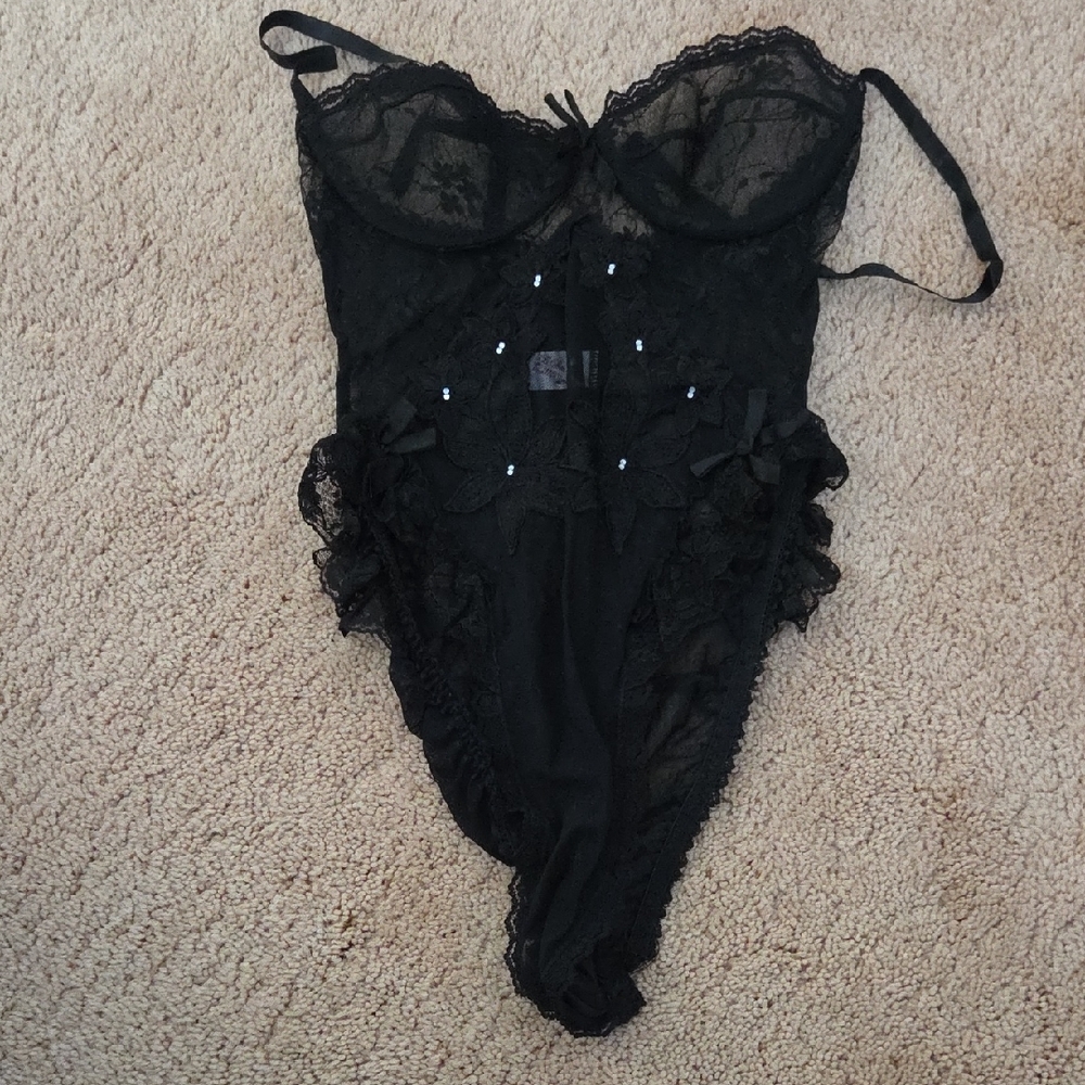 Black Lace Bodysuit